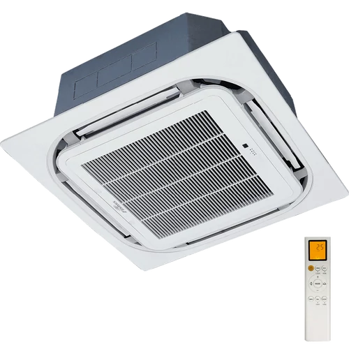 FISHER FSKIF-600CE3/FSOIF-600CE3-3F (beltéri +kültéri egys + panel) Kazettás split klíma 16,0 kW, Inverter,Hösziv., R32, 400V