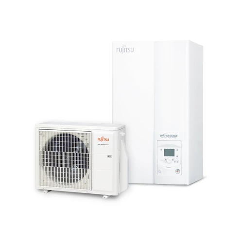 FUJITSU WSYA080ML3/WOYA060KLT (hidraulikus egység+kültéri egység) Waterstage levegő-víz hőszivattyú "COMFORT" 5,5 kW,230V, R32