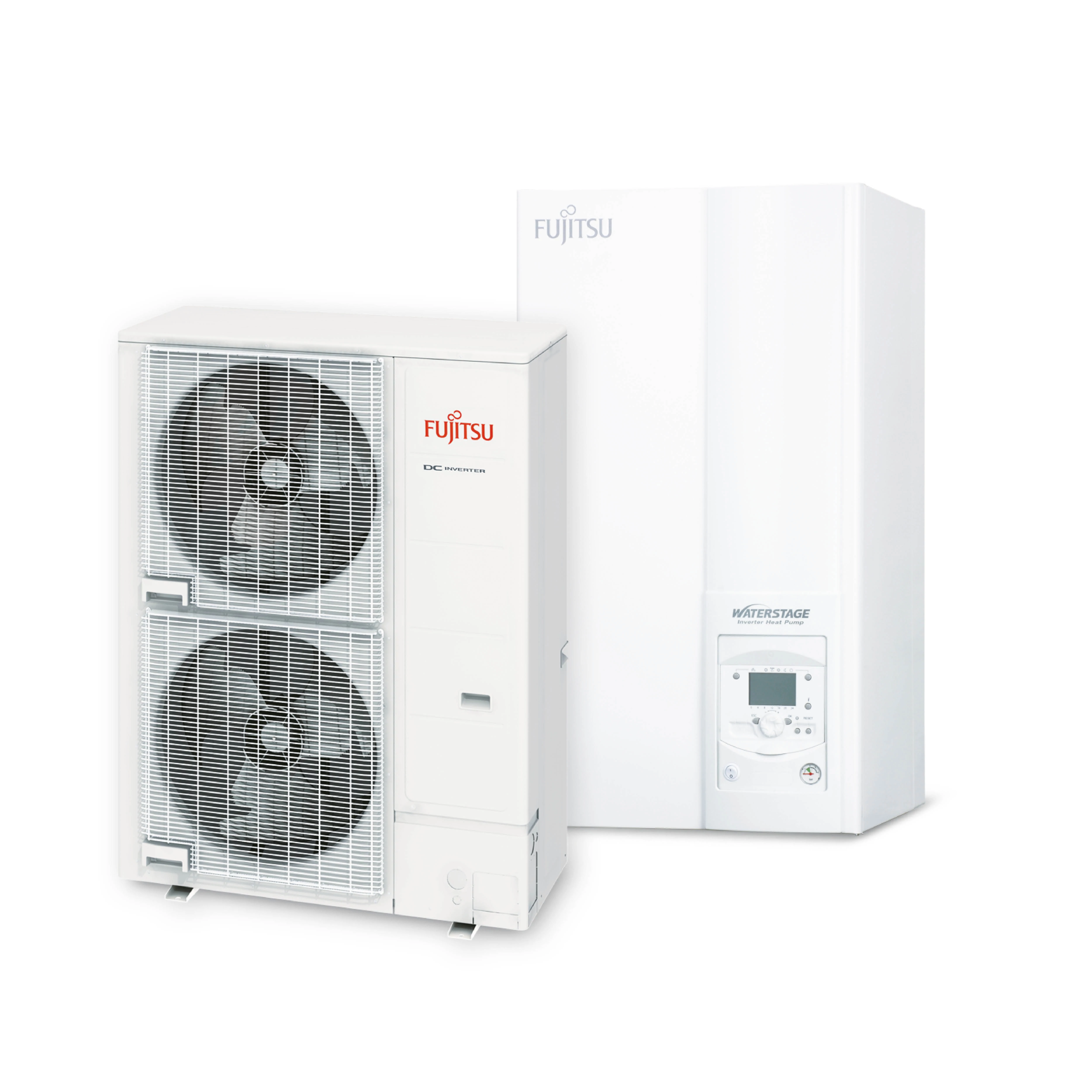 FUJITSU WSYG160DJ6/WOYG160LJL (hidraulikus egység+kültéri egység) Waterstage SHP levegő-víz hőszivattyú 16 kW,230V, R410 A